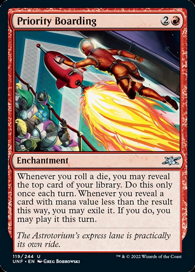 Priority Boarding [Unfinity] | Gate City Games LLC