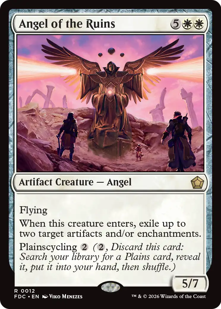 Angel of the Ruins [Foundations Commander] | Gate City Games LLC