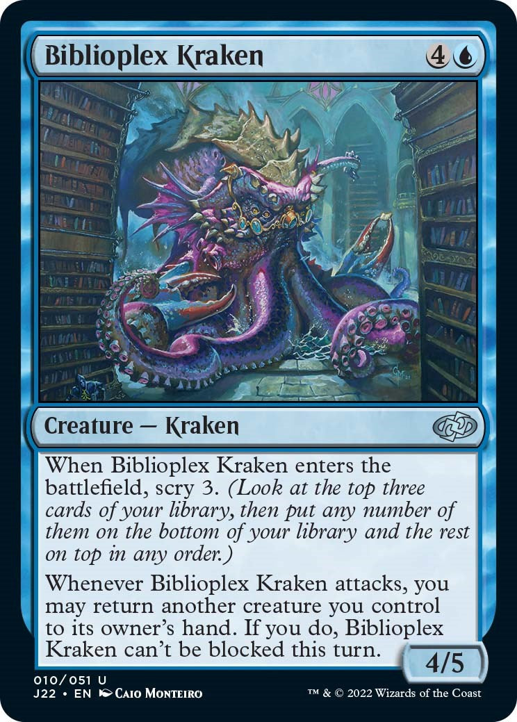 Biblioplex Kraken [Jumpstart 2022] | Gate City Games LLC