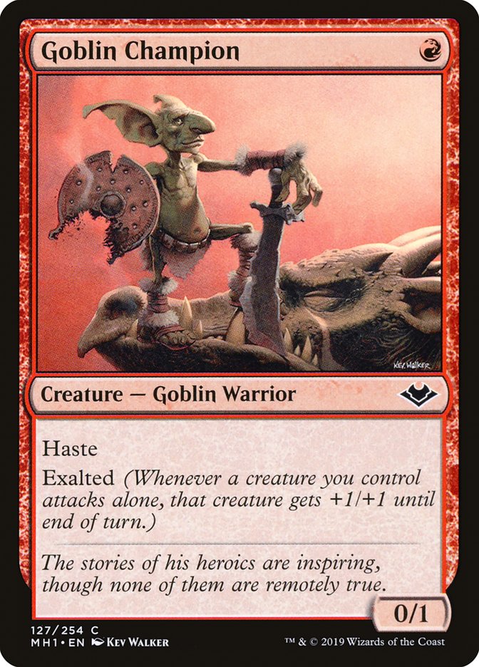 Goblin Champion [Modern Horizons] | Gate City Games LLC