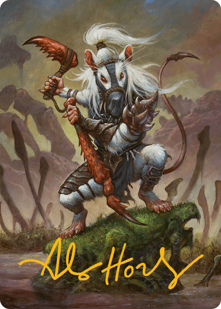 Ink-Eyes, Servant of Oni Art Card (Gold-Stamped Signature) [Bloomburrow Art Series] | Gate City Games LLC