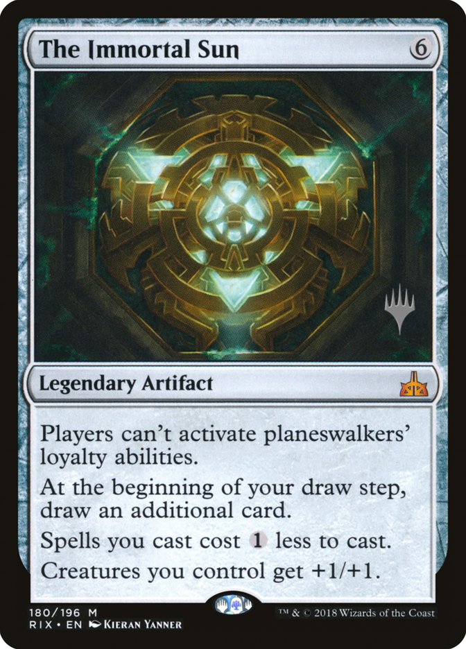 The Immortal Sun (Promo Pack) [Rivals of Ixalan Promos] | Gate City Games LLC