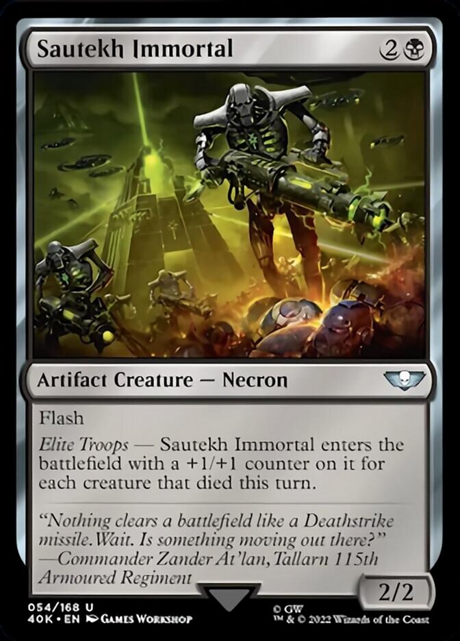 Sautekh Immortal [Warhammer 40,000] | Gate City Games LLC