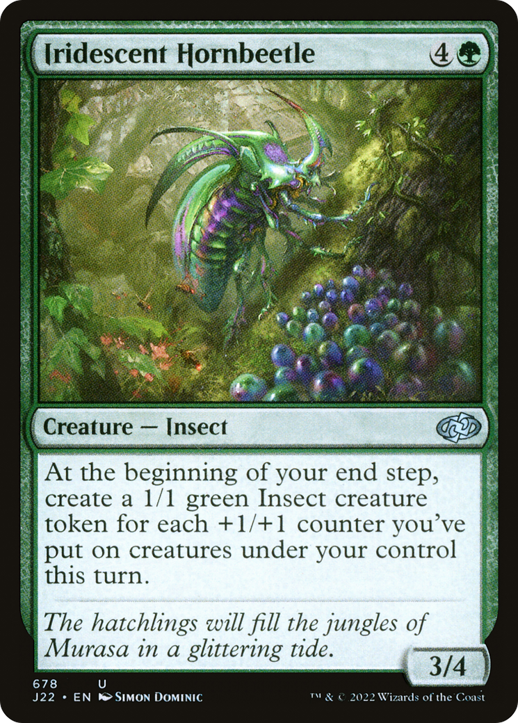 Iridescent Hornbeetle [Jumpstart 2022] | Gate City Games LLC