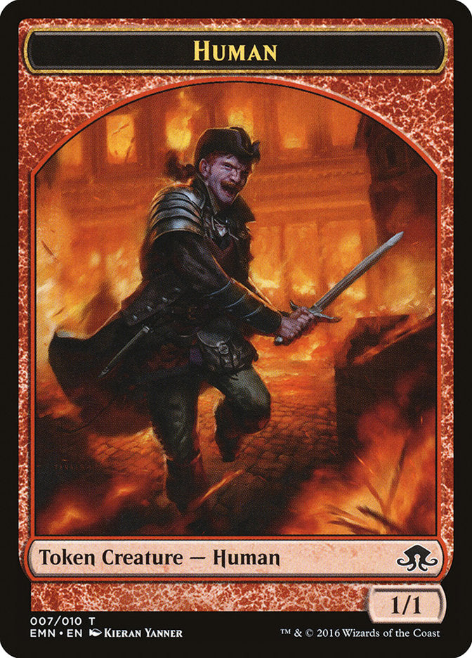 Human Token [Eldritch Moon Tokens] | Gate City Games LLC