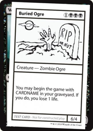 Buried Ogre (2021 Edition) [Mystery Booster Playtest Cards] | Gate City Games LLC