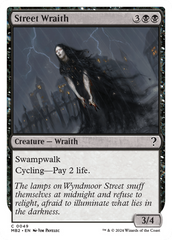 Street Wraith (White Border) [Mystery Booster 2] | Gate City Games LLC