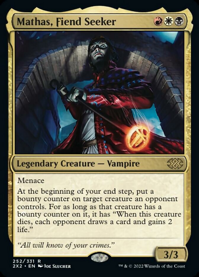 Mathas, Fiend Seeker [Double Masters 2022] | Gate City Games LLC