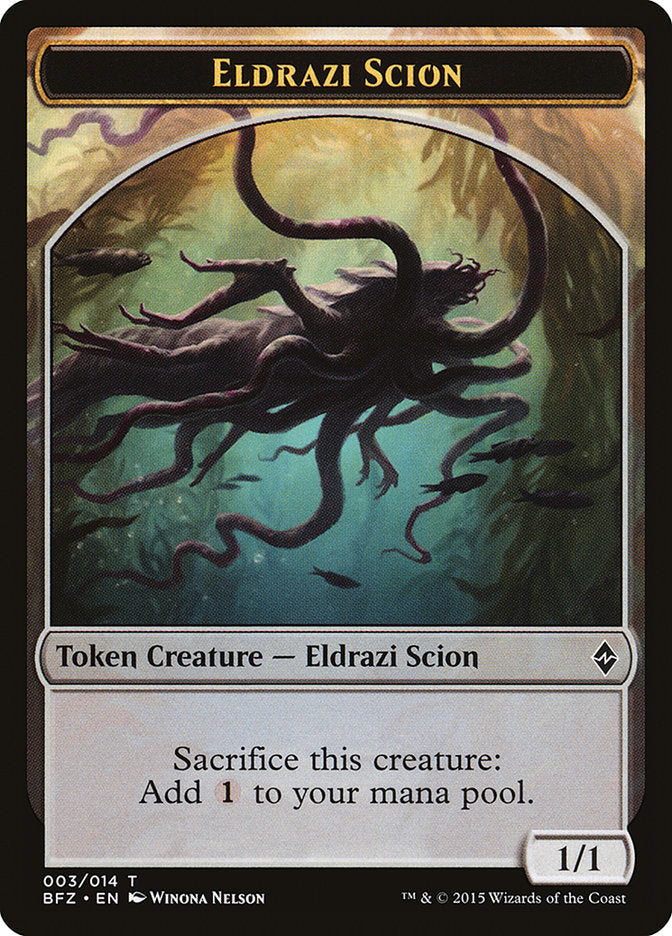 Eldrazi Scion Token (003/014) [Battle for Zendikar Tokens] | Gate City Games LLC