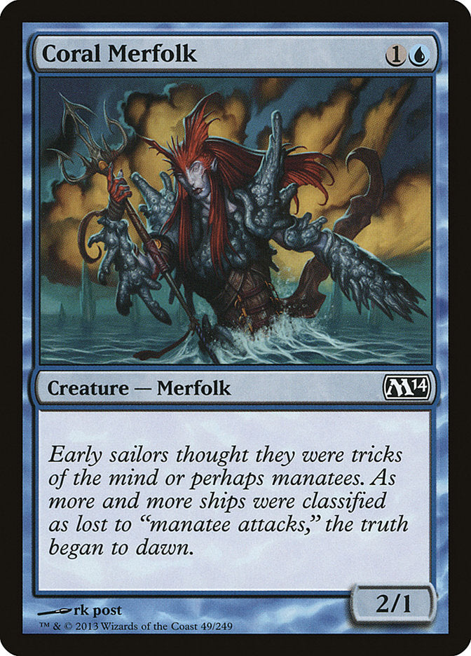 Coral Merfolk [Magic 2014] | Gate City Games LLC