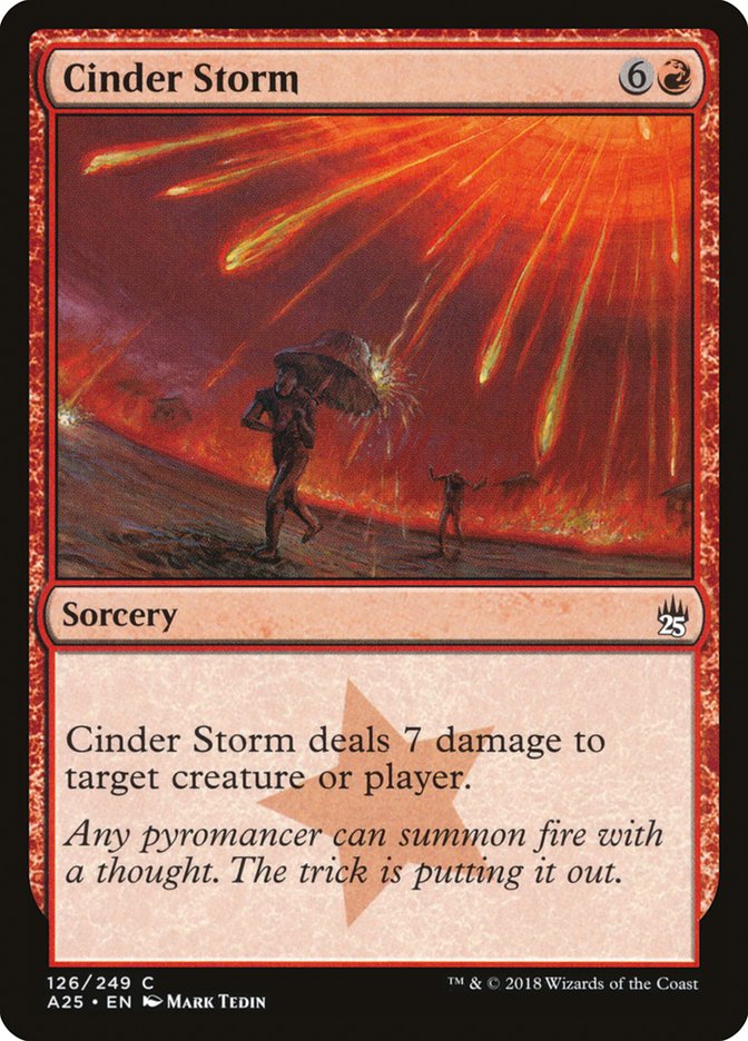 Cinder Storm [Masters 25] | Gate City Games LLC