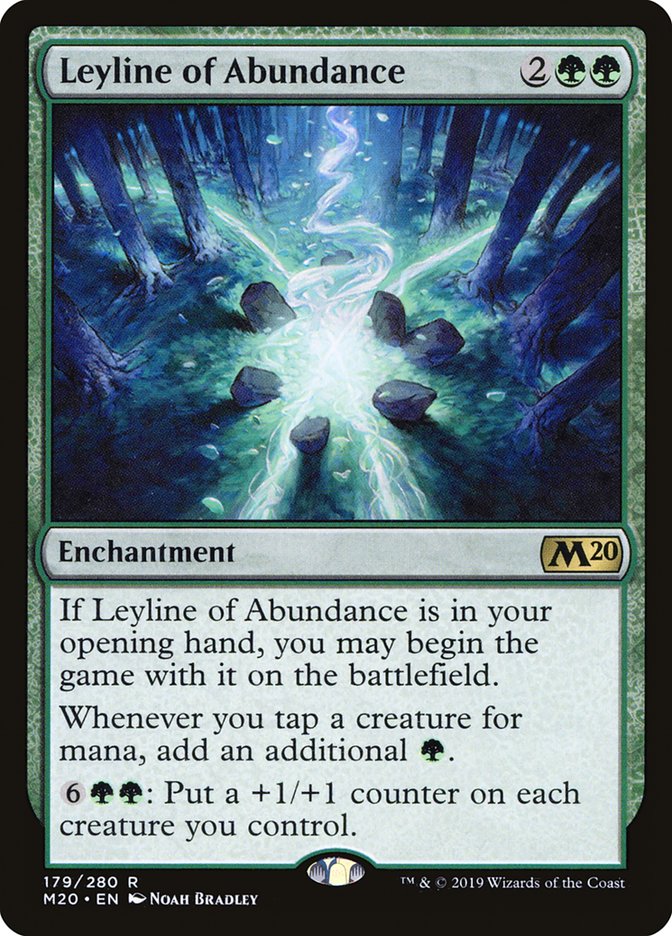 Leyline of Abundance [Core Set 2020] | Gate City Games LLC