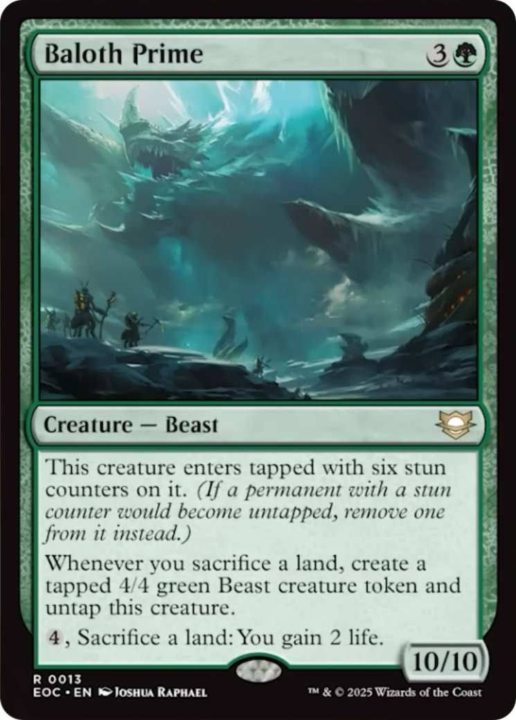 Baloth Prime [Edge of Eternities Commander] | Gate City Games LLC