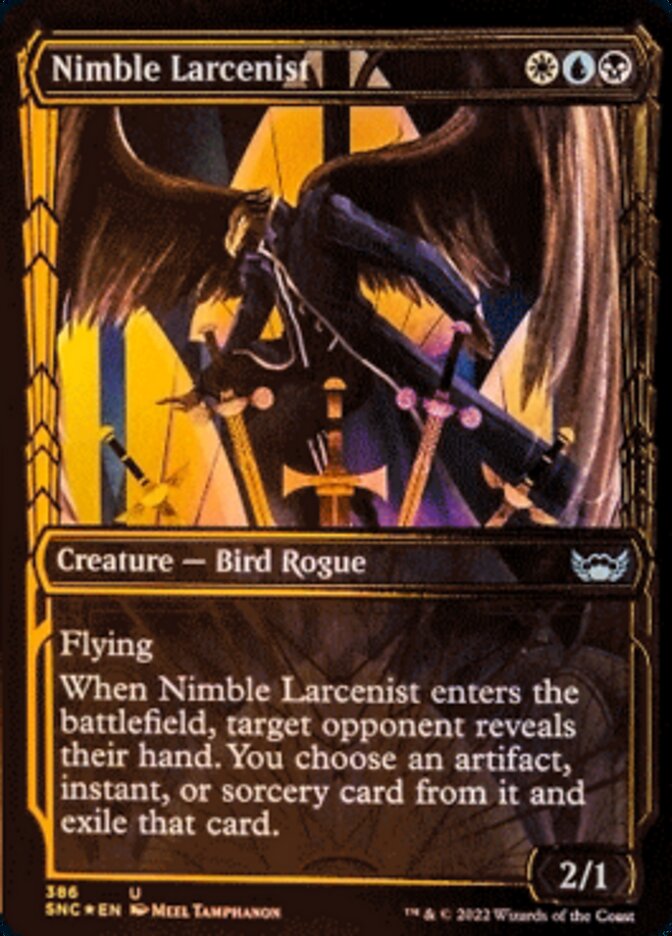 Nimble Larcenist (Showcase Golden Age Gilded Foil) [Streets of New Capenna] | Gate City Games LLC