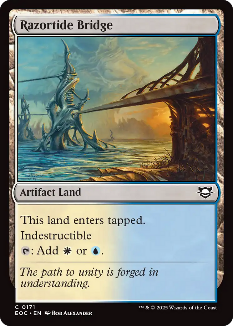 Razortide Bridge [Edge of Eternities Commander] | Gate City Games LLC