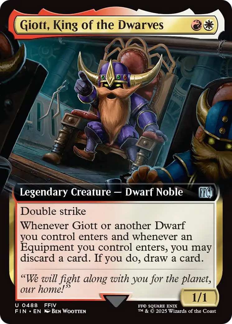 Giott, King of the Dwarves (Extended Art) [FINAL FANTASY] | Gate City Games LLC