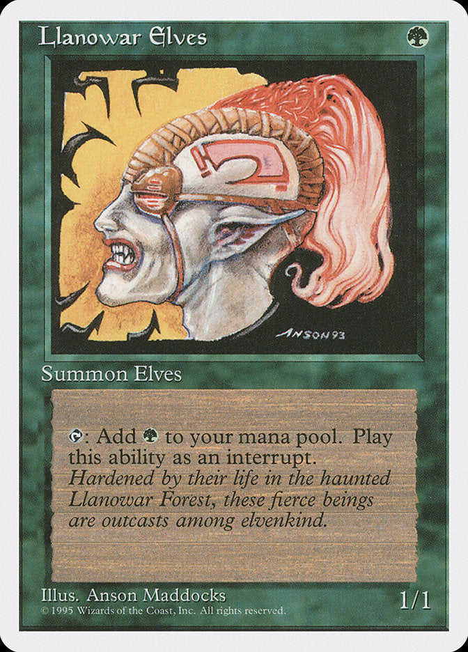 Llanowar Elves [Fourth Edition] | Gate City Games LLC