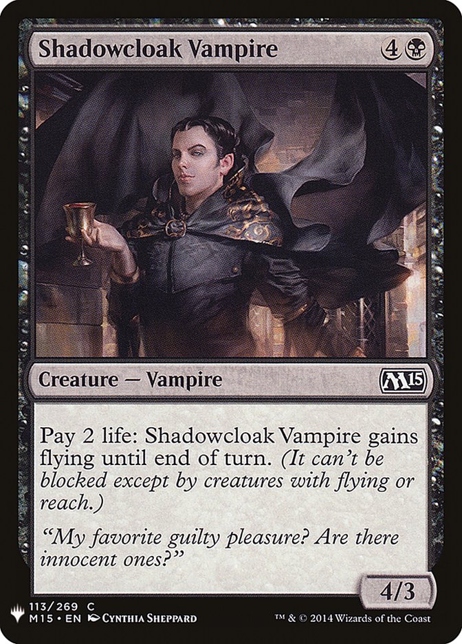 Shadowcloak Vampire [Mystery Booster] | Gate City Games LLC