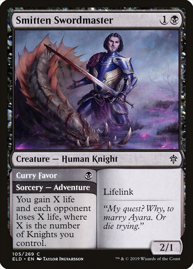 Smitten Swordmaster // Curry Favor [Throne of Eldraine] | Gate City Games LLC