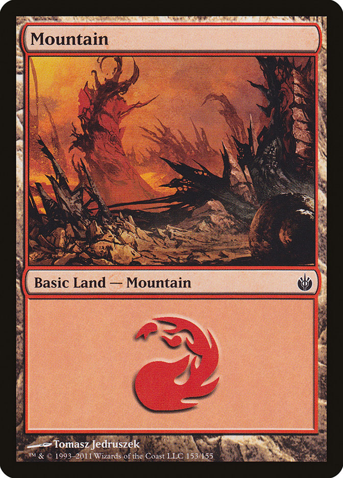 Mountain (153) [Mirrodin Besieged] | Gate City Games LLC