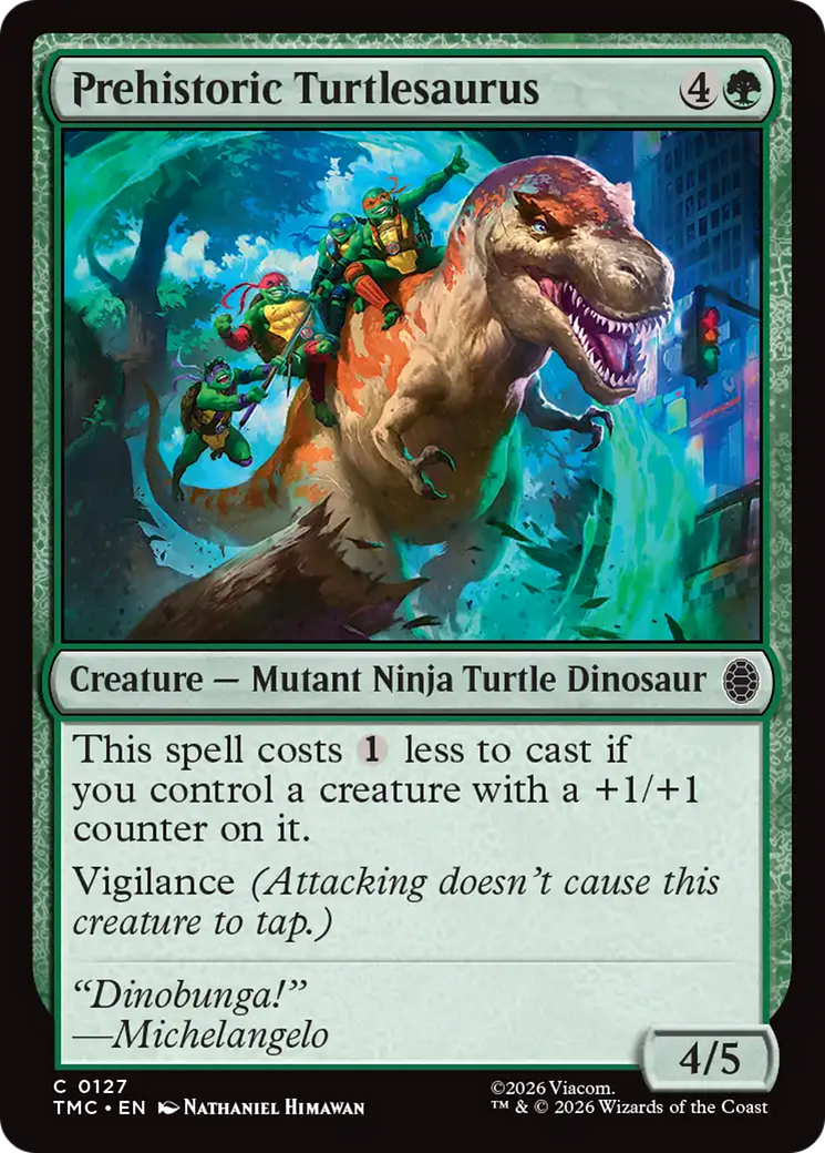 Prehistoric Turtlesaurus [Teenage Mutant Ninja Turtles Commander] | Gate City Games LLC