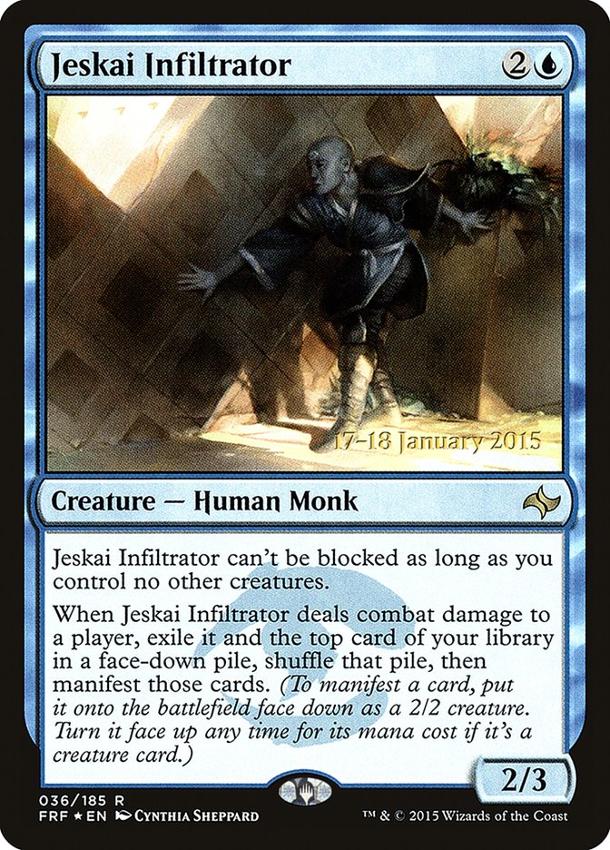 Jeskai Infiltrator [Fate Reforged Prerelease Promos] | Gate City Games LLC