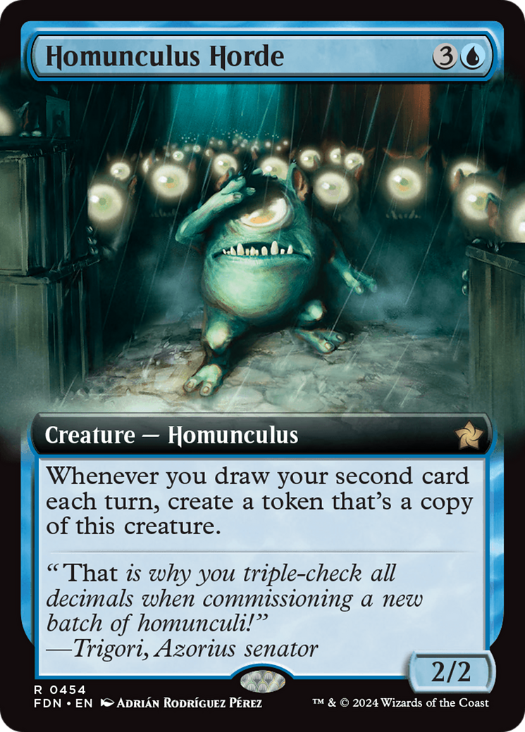 Homunculus Horde (Extended Art) [Foundations] | Gate City Games LLC