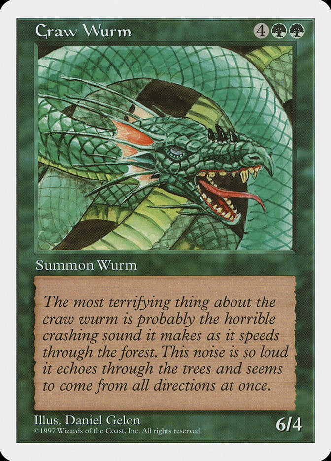 Craw Wurm [Fifth Edition] | Gate City Games LLC