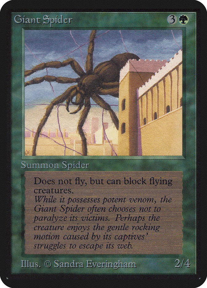 Giant Spider [Alpha Edition] | Gate City Games LLC