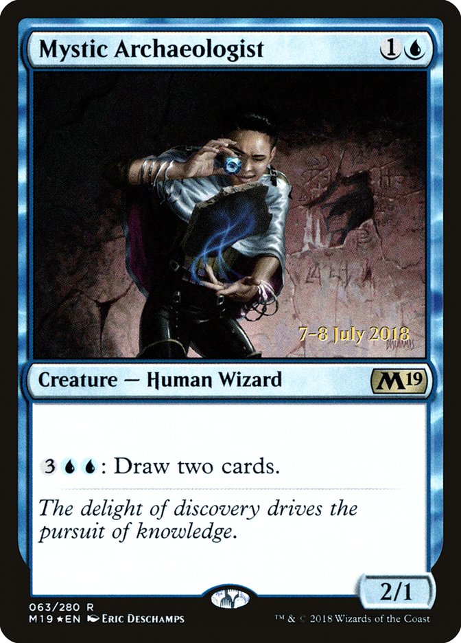 Mystic Archaeologist [Core Set 2019 Prerelease Promos] | Gate City Games LLC