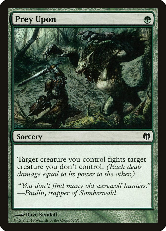 Prey Upon [Duel Decks: Heroes vs. Monsters] | Gate City Games LLC