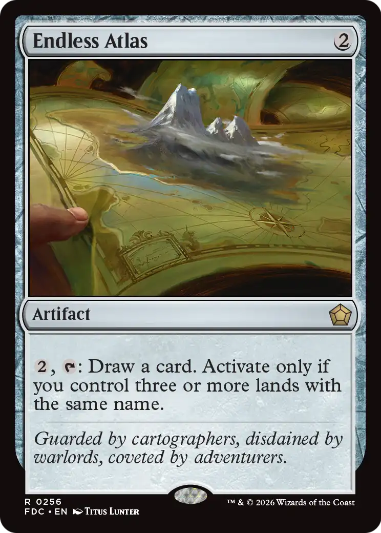 Endless Atlas [Foundations Commander] | Gate City Games LLC