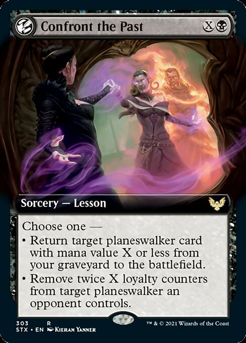 Confront the Past (Extended Art) [Strixhaven: School of Mages] | Gate City Games LLC
