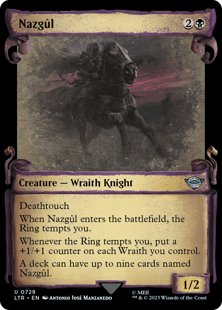 Nazgul (0729) [The Lord of the Rings: Tales of Middle-Earth Showcase Scrolls] | Gate City Games LLC