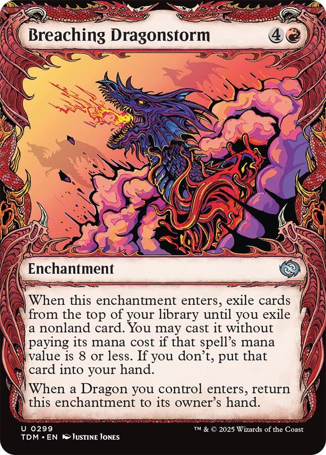 Breaching Dragonstorm (Showcase) [Tarkir: Dragonstorm] | Gate City Games LLC