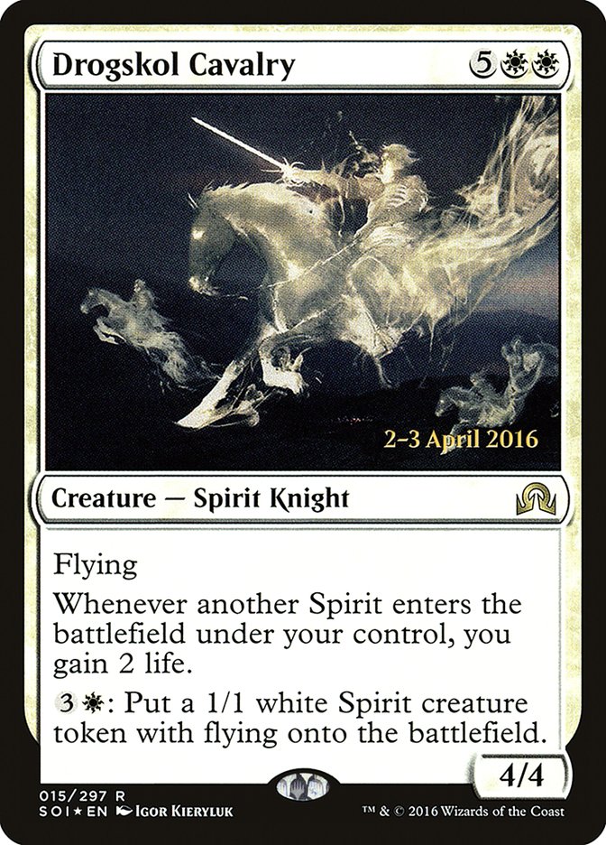 Drogskol Cavalry [Shadows over Innistrad Prerelease Promos] | Gate City Games LLC