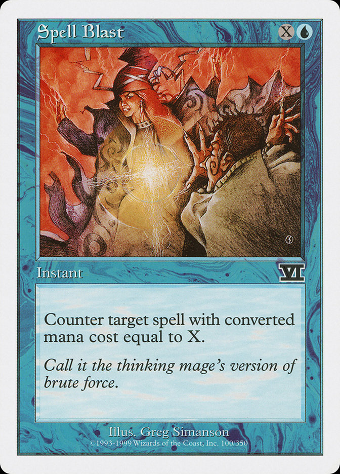 Spell Blast [Classic Sixth Edition] | Gate City Games LLC