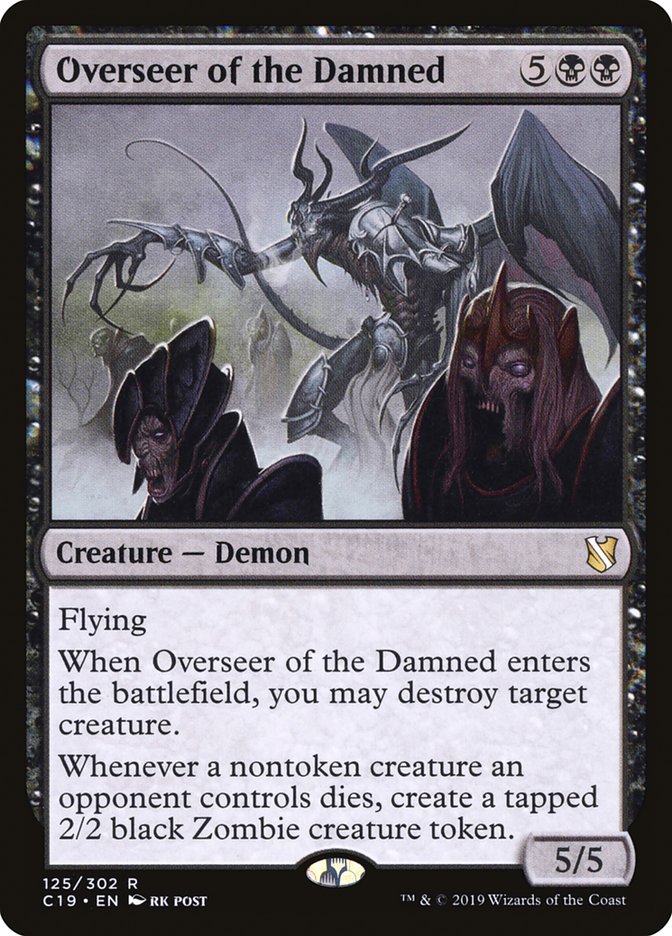 Overseer of the Damned [Commander 2019] | Gate City Games LLC