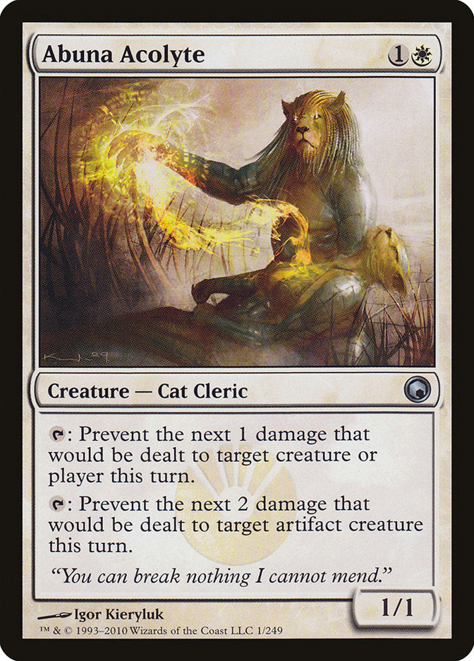 Abuna Acolyte [Scars of Mirrodin] | Gate City Games LLC