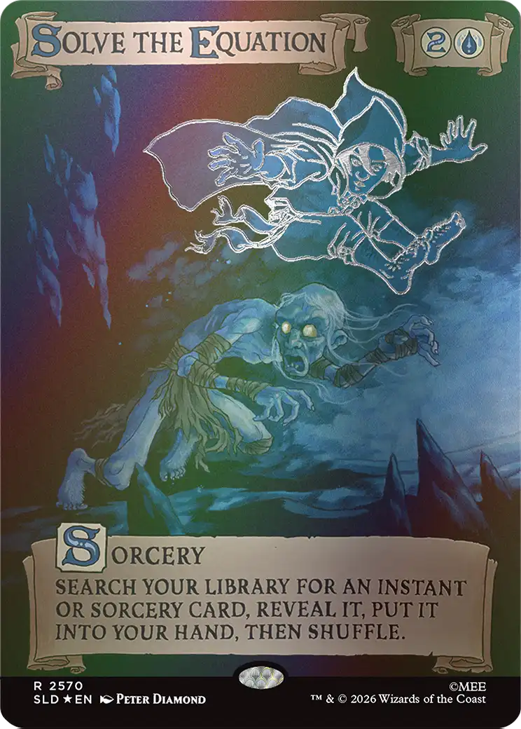 Solve the Equation (2570) (Out Of Sight Foil) [Secret Lair Drop Series] | Gate City Games LLC