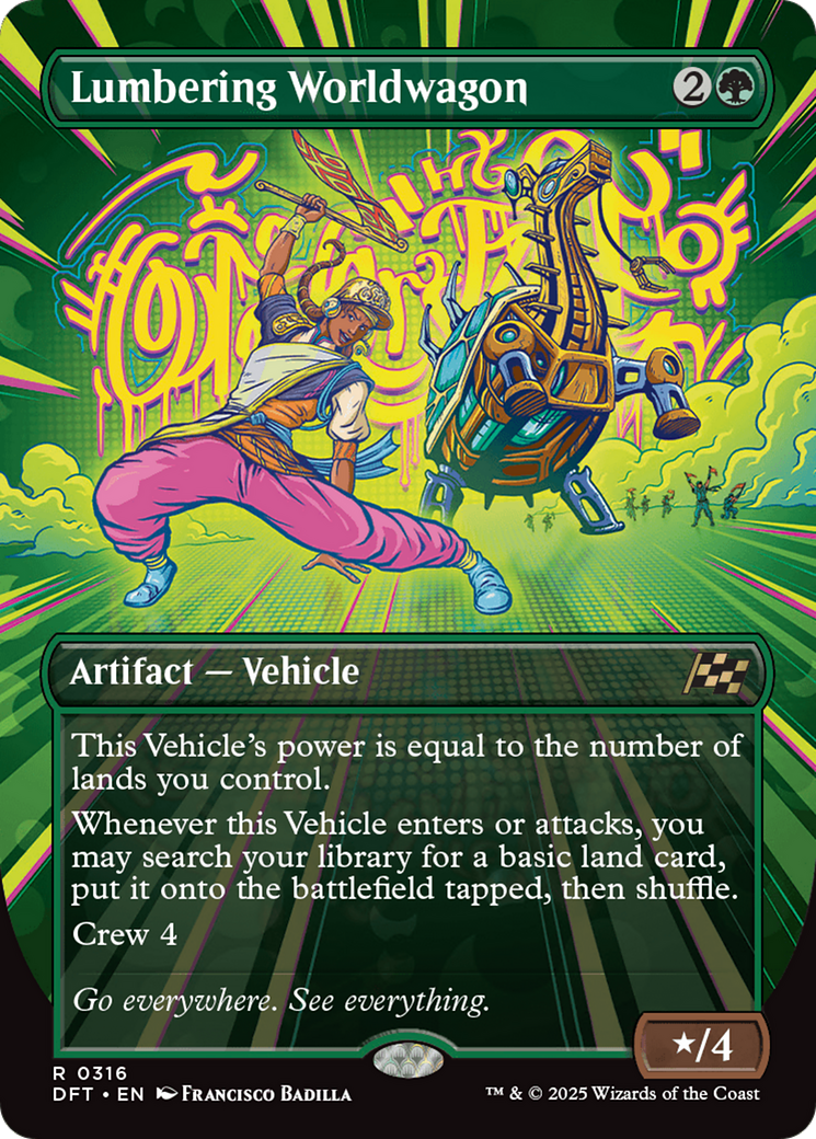 Lumbering Worldwagon (Borderless) [Aetherdrift] | Gate City Games LLC