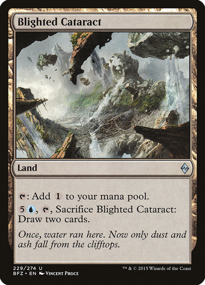 Blighted Cataract [Battle for Zendikar] | Gate City Games LLC