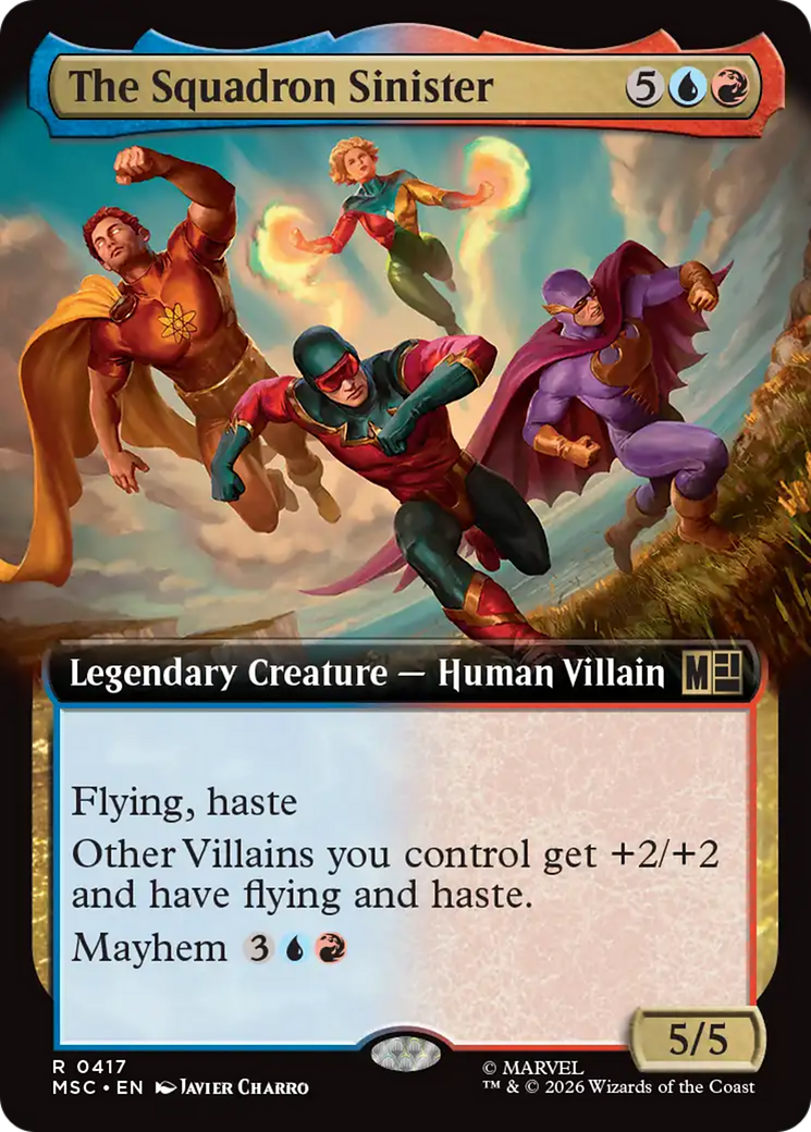 The Squadron Sinister (Extended Art) [Marvel Super Heroes Commander] | Gate City Games LLC