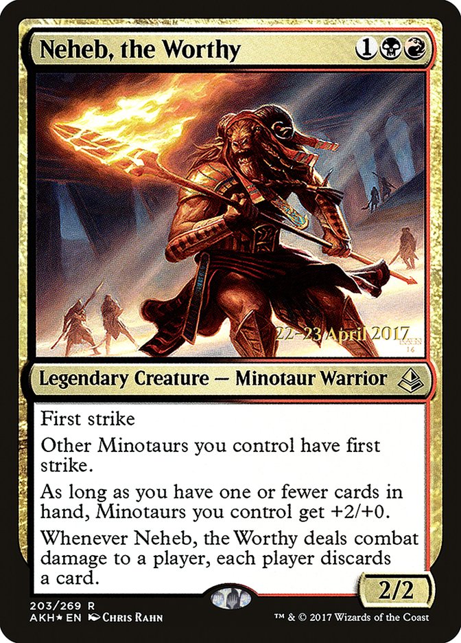 Neheb, the Worthy [Amonkhet Prerelease Promos] | Gate City Games LLC