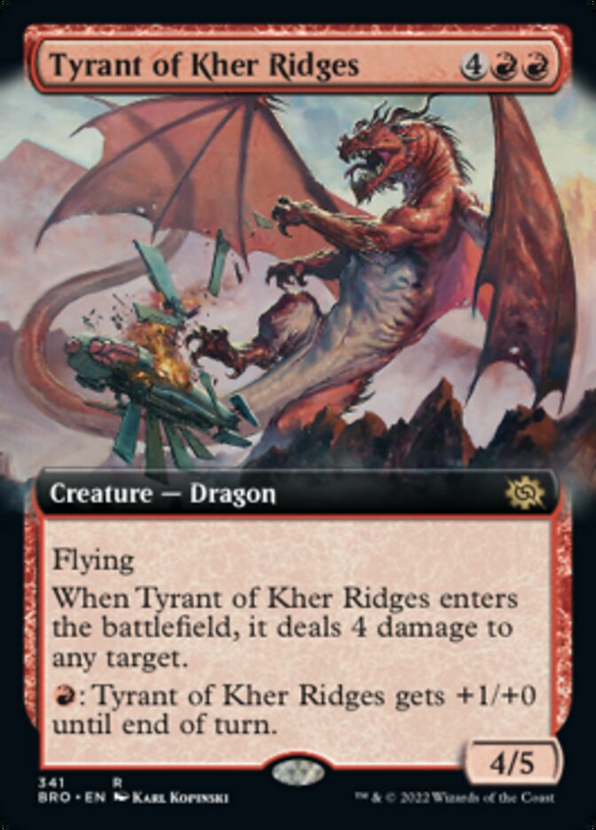 Tyrant of Kher Ridges (Extended Art) [The Brothers' War] | Gate City Games LLC