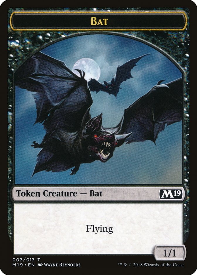 Bat Token [Core Set 2019 Tokens] | Gate City Games LLC