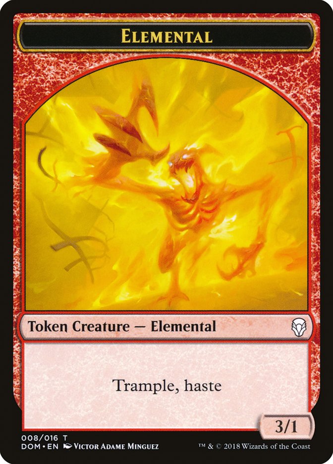 Elemental Token [Dominaria Tokens] | Gate City Games LLC