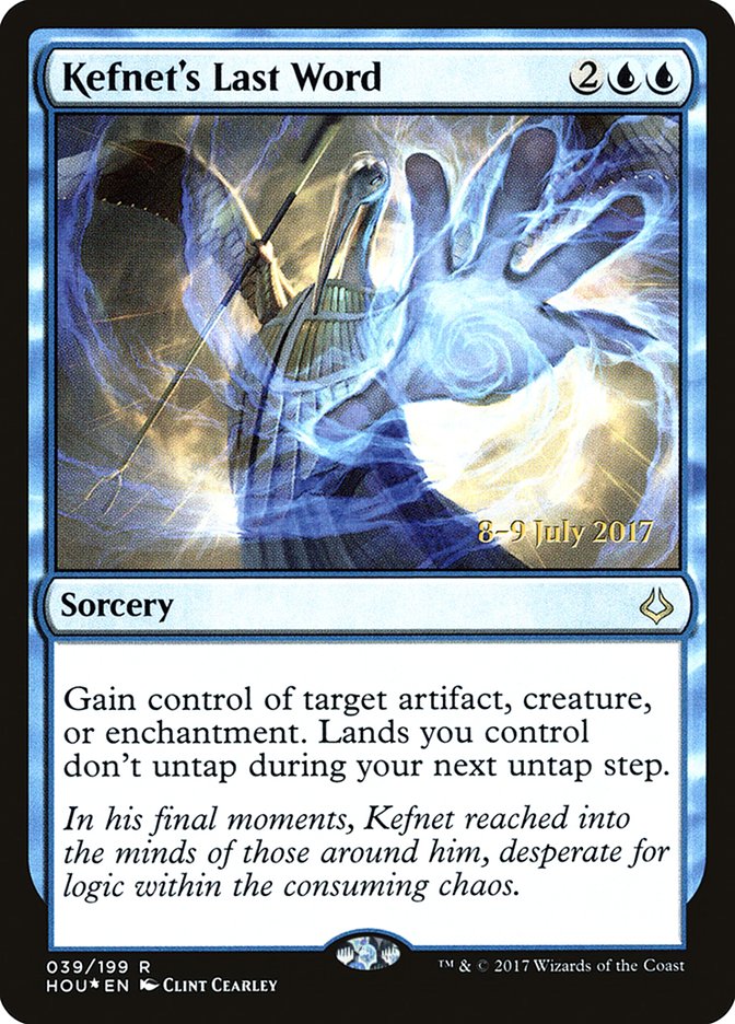 Kefnet's Last Word [Hour of Devastation Prerelease Promos] | Gate City Games LLC