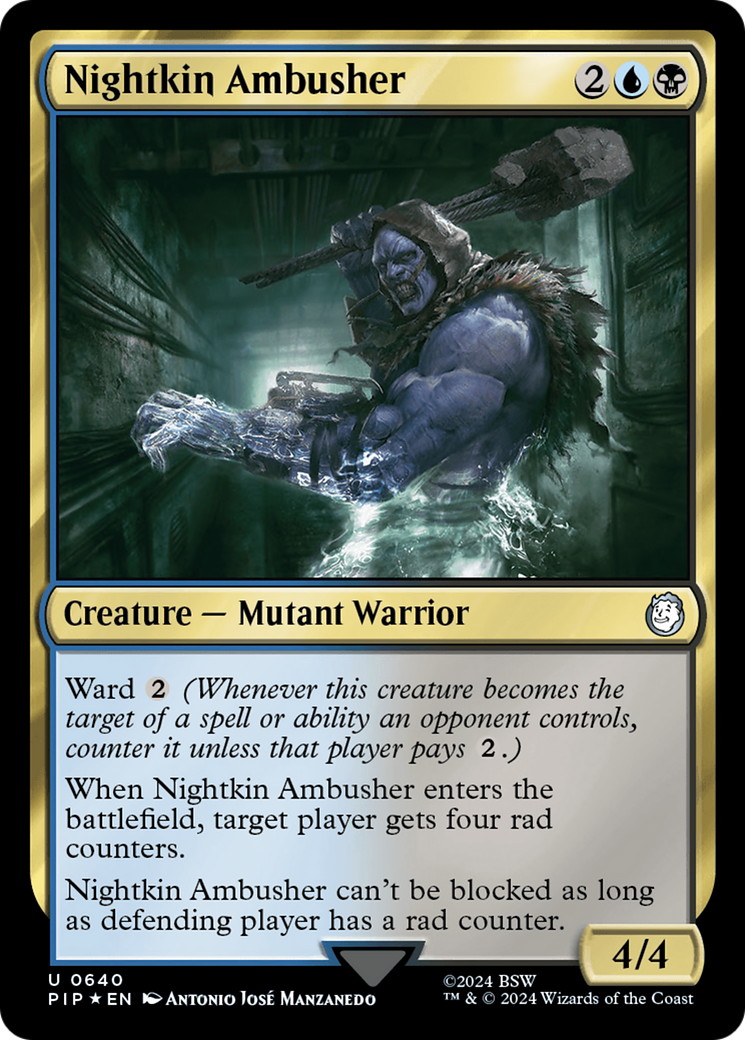 Nightkin Ambusher (Surge Foil) [Fallout] | Gate City Games LLC