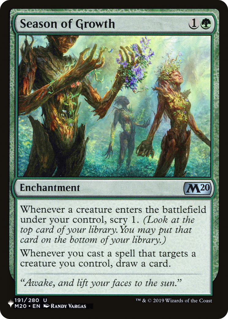 Season of Growth [The List] | Gate City Games LLC